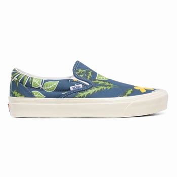 Férfi Vans Anaheim Factory Classic 98 DX Slip-on Cipő VA0128435 Sötétkék